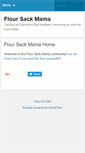 Mobile Screenshot of floursackmama.com