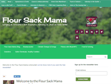 Tablet Screenshot of floursackmama.com